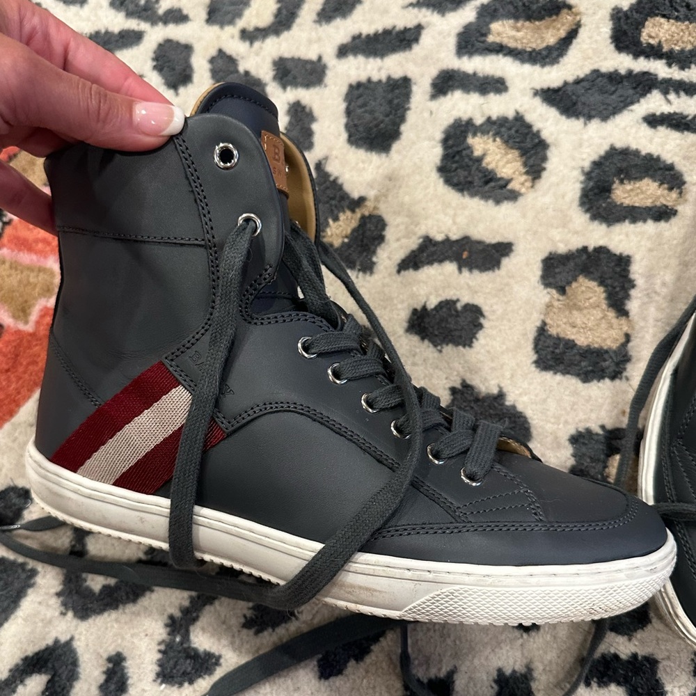 Make bally high top sneakers